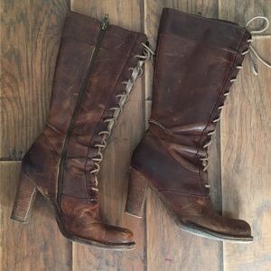 FRYE Parker Lace up Boots